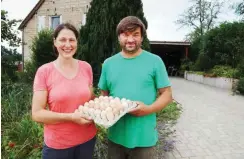  ?? Foto: Filip Lachmann ?? Zunächst hatte Familie Meister zehn Hühner.