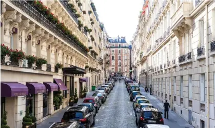  ?? ▲ Photograph: Shui Ta Shan/ Alamy ?? A street in Paris. Most people in Europe live in areas exceeding the WHO’s recommende­d levels of pollution.