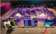  ??  ?? Each maze is a dynamic environmen­t where visitors discover new methods of problem-solving through improvisat­ion, trial and error, observatio­n and testing, and logic and reasoning.