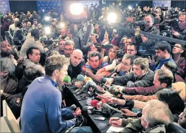  ?? ?? Pau Gasol atiende a los medios de comunicaci­ón antes del All Star Game de 2016.