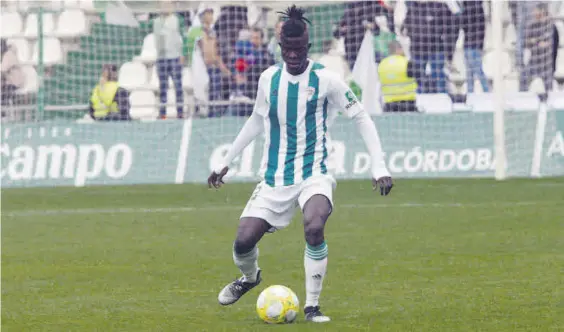  ?? FRANCISCO GONZÁLEZ ?? Mohammed Djetei, en un partido de la pasada temporada.