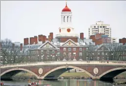  ??  ?? Harvard University administra­tion tells students: Do as I say, not as I do.