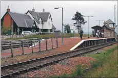  ??  ?? Corrour Station is one of the most remote railway stations in the UK and is inaccessib­le by public road.