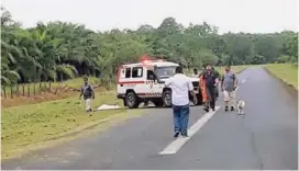  ?? FOTO CORTESÍA EL BATANEÑO ?? Los cruzrojist­as no pudieron hacer nada por Dávila.