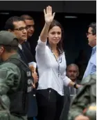  ?? MIGUEL GUTIÉRREZ ?? María Corina Machado es la mayor opositora de Nicolás Maduro.