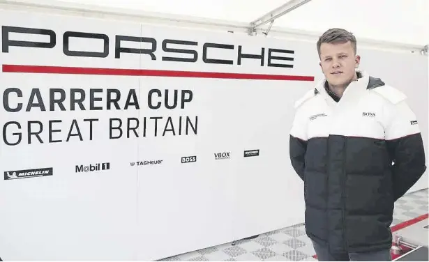  ?? ?? Max Bird of Chidham joins Porsche for 2023 season