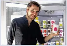  ??  ?? Pierre Menini dirige la société Aléprel, spécialisé­e dans les glaces et sorbets artisanaux.
