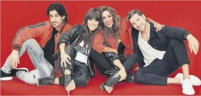  ??  ?? ►► Melendi, Vanesa Martín, Rosario Flores y David Bisbal, los `coaches' de `La voz kids'.