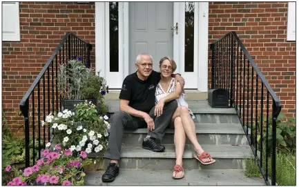  ?? The Washington Post/MARVIN JOSEPH ?? Foster Lott and his wife, Dr. Katharine Alter, remodeled the main level of the Maryland house for one-floor living so it would be possible to stay in the home as they aged.