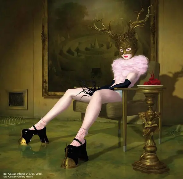  ??  ?? Ray Caesar, Infamia Di Creti, 2018, Ray Caesar/Gallery House