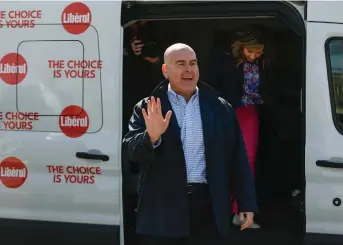  ?? JUSTIN TANG THE CANADIAN PRESS FILE PHOTO ?? Ontario Liberal Leader Steven Del Duca put out a costing of the party’s June 2 election platform that includes $16.4 billion in new spending and counts on the federal government sweetening a recent child care deal.