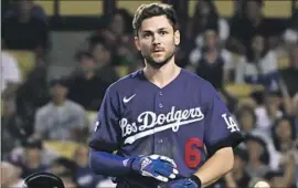  ?? Wally Skalij Los Angeles Times ?? THE DODGERS would like to re-sign free agent Trea Turner, but the All-Star shortstop figures to command a lucrative long-term contract this offseason.