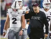  ?? AP FILE ?? Longtime college football coach Mike Leach, known for his prolific Air Raid offense, died Monday following complicati­ons from a heart condition. He was 61.
1961-2022