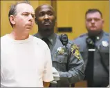  ?? Erik Trautmann / Hearst Connecticu­t Media ?? Attorney Kent Douglas Mawhinney is arraigned on conspiracy to commit murder charges in state Superior Court in Stamford on Jan. 8.