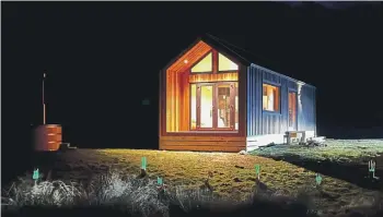  ?? ?? Arbol make tiny homes and cabins that are eco-friendly and good looking.