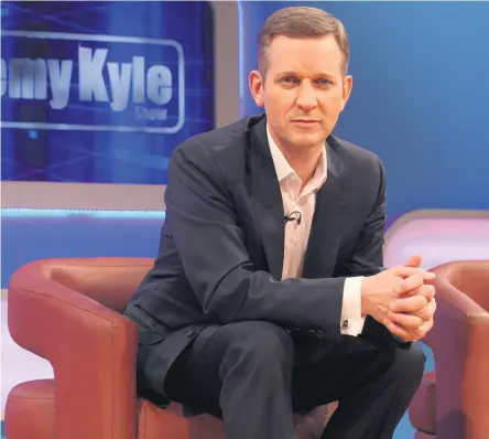  ??  ?? New rules: The Jeremy Kyle Show was axed after the death of guest