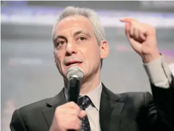  ?? GETTY IMAGES ?? El Programa de Identifica­ción Municipal fue impulsado por el alcalde de Chicago Rahm Emanuel.