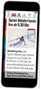  ??  ?? Skiweltcup live.