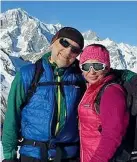  ??  ?? Monte Bianco Giovedì è morta Giuditta Parisi, grave la guida Gianfranco Sappa