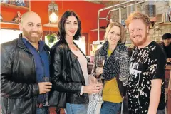  ?? Picture: SALVELIO MEYER ?? FUN TIMES: Guests, from left, Bradley Millar, Soné Ferreira, Catherine Millar and Melvin Iverson at the opening of Baakens Bistro in Upper Valley Road last Wednesday