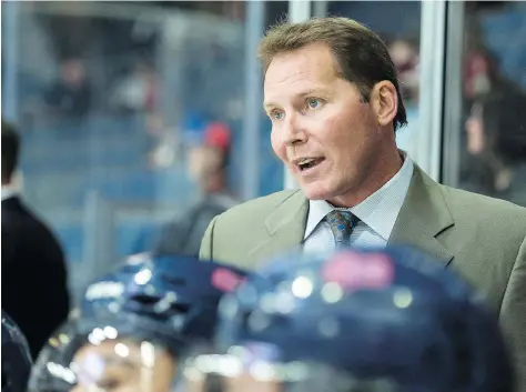  ?? BRANDON HARDER ?? Pats head coach Dave Struch was disappoint­ed in his team’s performanc­e in Tuesday’s loss, but hopes to get the Pats back on track.