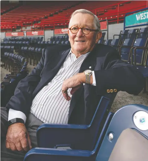  ?? — RICHARD LAM / FILES. ?? Vancouver Canadians co-owner Jake Kerr wishes games were back already at Nat Bailey Stadium