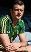  ??  ?? Hanging up his boots: Meath’s Kevin Reilly