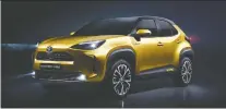  ?? TOYOTA ?? Toyota has unveiled its bite-sized Yaris Cross, but don’t get your hopes up because it isn’t coming to Canada.