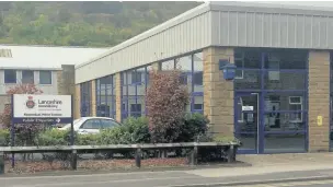  ??  ?? ●● Waterfoot police station could lose its front counter service