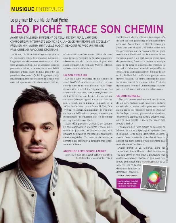  ??  ?? Le mini-album Le robot de Léo Piché est offert en version numérique.