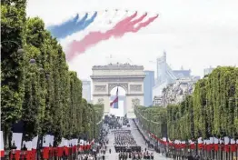  ?? MICHEL EULER AP Photo ?? The Bastille Day parade in Paris on July 14, 2019. The French Consulate in Miami estimates there are about 35,000 French citizens in Florida.