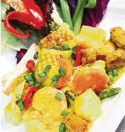 Seafood Lontong With Brahim S Kuah Masak Lemak Creamy Coconut Sauce Pressreader