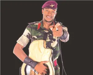  ??  ?? Mbira instrument is Jah Prayzah’s greatest weapon