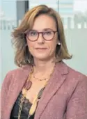  ?? ?? Cristina González, directora general de MicroBank.