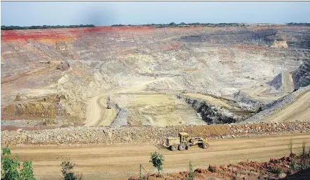  ?? FIRST QUANTUM MINERALS ?? First Quantum’s ore is hedged at an average price of US$2.37 a pound but prices are now above US$2.90, meaning the company is missing out on the boom. Above is of First Quantum Minerals’ Kansanshi copper mine, in Zambia.