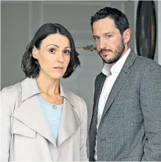  ??  ?? Infidelity on screen: Suranne Jones and Bertie Carvel in Doctor Foster