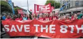  ??  ?? The Rally for Life in Dublin.