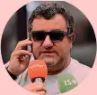  ??  ?? Mino Raiola, 50 anni, procurator­e di Donnarumma Abate e Bonaventur­a. Nei giorni scorsi l’ipotesi - smentita di un «ingaggio» di Romagnoli