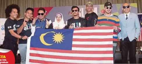  ?? FOTO: ?? NORASHIKIN bersama selebriti Faizal Tahir, Kumpulan Zero, Altimet, SonaOne, Joe Flizzow dan Syamel yang akan membuat persembaha­n dan memberi motivasi. Faizal dan Zero akan berada di MITC untuk kedua-dua hari.