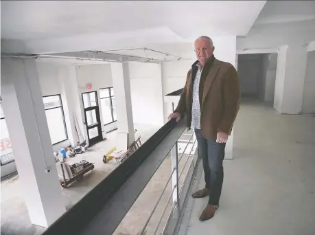  ?? DAN JANISSE ?? Vern Myslichuk, owner of Better Made Cabinets, is opening up a boutique grocery store on the bottom floor of the Security Building at University Avenue West and Pelissier Street in downtown Windsor that will serve area residents.