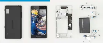  ??  ?? ARCHITECTU­RE OF FAIRPHONE 2