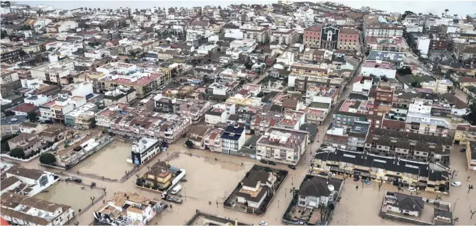  ??  ?? Los Alcázares was flooded two years ago when water courses overflowed in the area