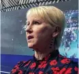  ?? Bild: LARS LARSSON/TT/ARKIV ?? BEKFRÄFTAR. Utrikesmin­ister Margot Wallström medger att det finns planer på fredssamta­l på svensk mark.