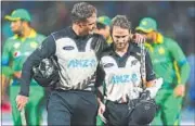  ?? GETTY ?? The record partnershi­p between Martin Guptill (left) and Kane Williamson carried New Zealand to an easy victory in their second T20 clash against Pakistan and levelled the series 1-1.