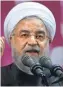  ?? VAHID SALEMI, AP ?? Iran President Hassan Rouhani