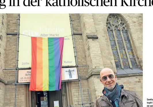  ?? ARCHIVFOTO: DETLEF ILGNER ?? Seelsorger Christoph Simonsen ist seit drei Jahren in der Citykirche tätig.