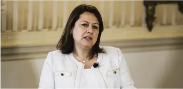  ?? ?? La ministra de Comercio, Industria y Turismo, María Ximena Lombana.