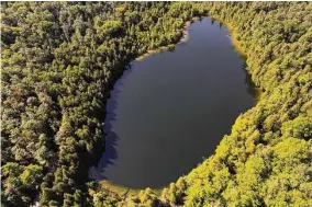  ?? Cole Burston/Associated Press ?? Scientists say humans’ impact on Earth began the Anthropoce­ne epoch in the 1950s. They want to place a marker at Crawford Lake in Canada.