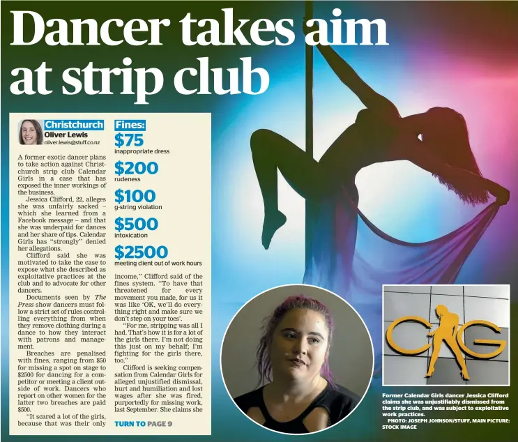 Dancer takes aim at strip club - PressReader