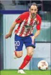  ??  ?? Juanfran, con el Atlético.